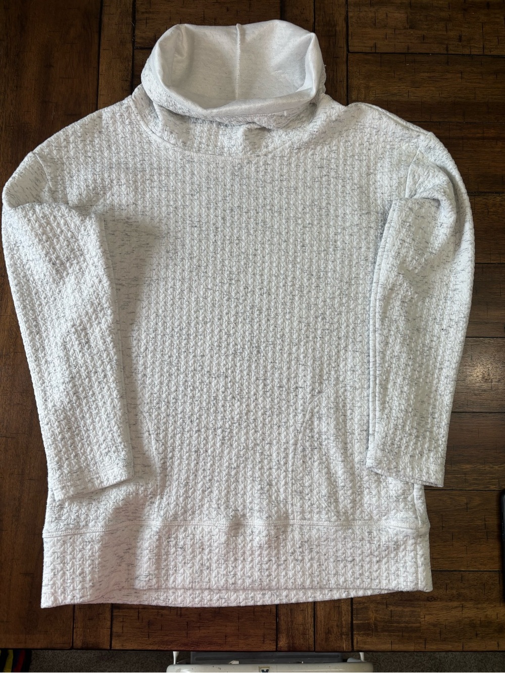 RBX White Textured Cowl Neck Sweater - Picture 2 of 5